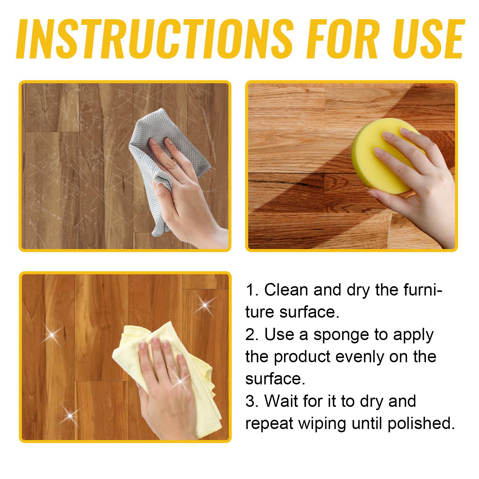 Jakehoe16  Beeswax Wood Polish Spray – Natural, Non-Greasy Formula for a High-Gloss Shine & Superior Surface Protection