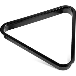 Plastic Pool Ball Rack, Tripod Triangle Billiard Frame Table Ball Organizer, Diamond Pool Ball Rack Fits Standard 2-1/4" Billiards Pools