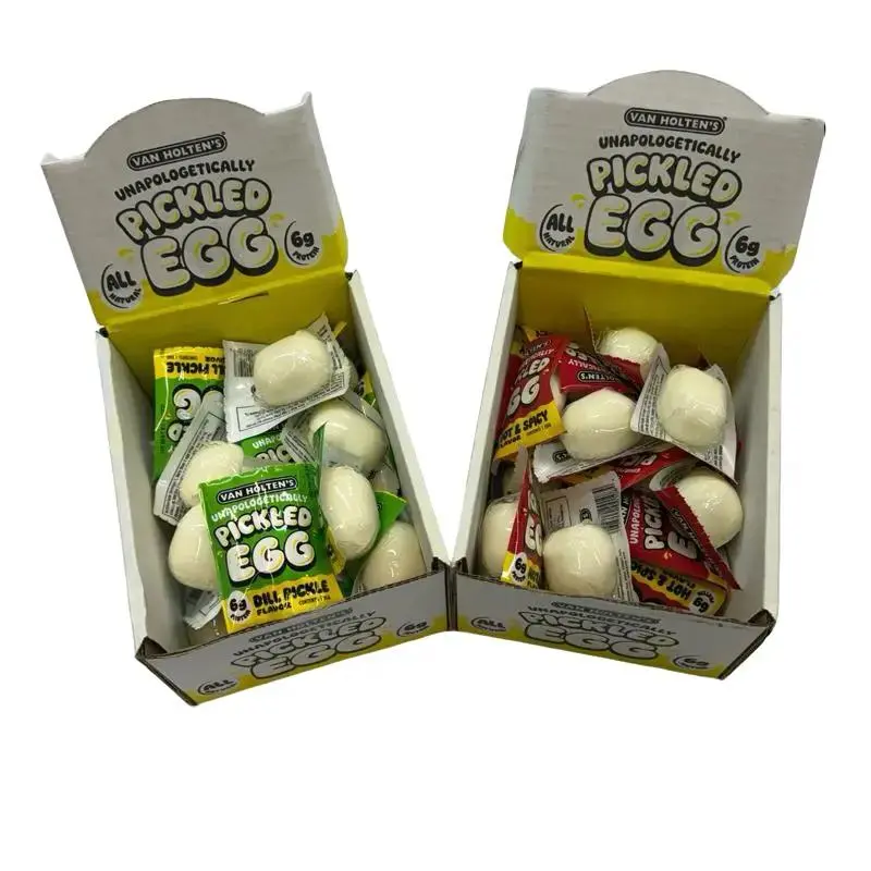 Van Holten's Salt-Pickled Eggs - 20 Individual Units, Pantry Staples, Cooking Essentials for Food & Beverages