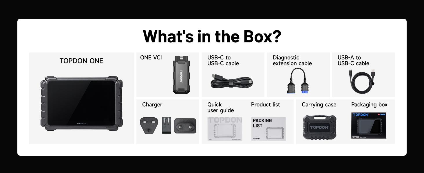 TOPDON ONE 10.1" Bidirectional Car Diagnostic OBD2 Scanner J2534 Pass-Thru, ECU Coding Full System Scan, 50+ Services TopFix AI, OE Topology