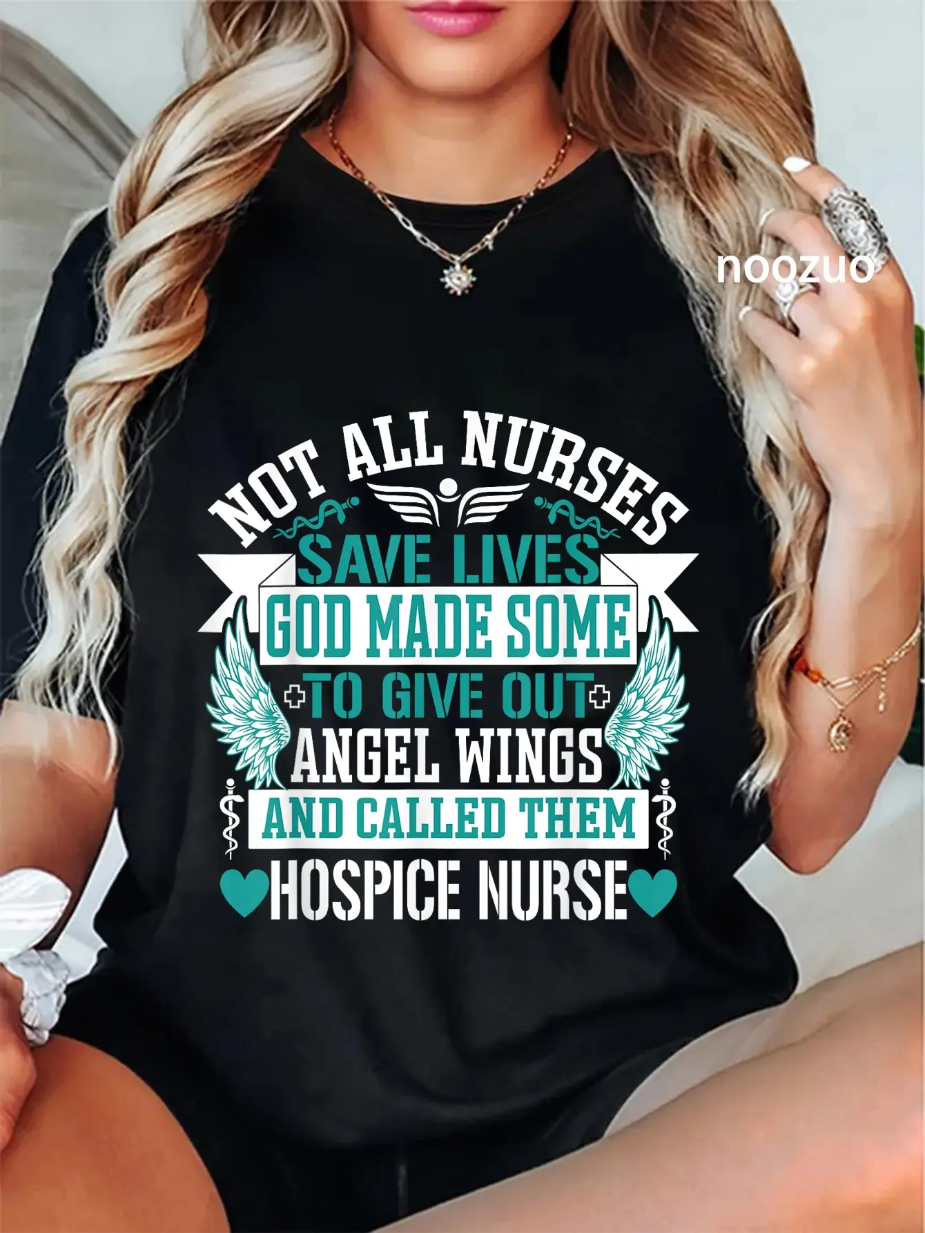 100% Cotton Not All Nurses Save Lives Called Them Hospice Nurse T-Shirt