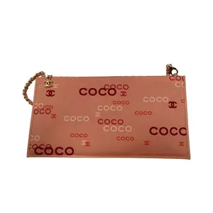 Pre-owned CHANEL patent leather Shoulder Bags Canvas Coco Chain Pochette Shoulder Bag 2002 2003 7219041 (4900000141030)