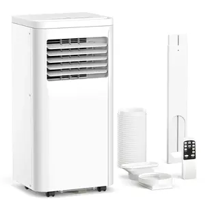 ZAFRO Portable Air Conditioner - 4-IN-1 Quiet Portable AC Unit for 450 Sq. Ft. Rooms with Dehumidifier, Fan Functions, Remote Control, Sleep Mode, 24H Timer