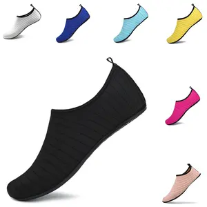 Water Shoes for Women Men Quick-Dry Aqua Socks Swim Beach Barefoot Yoga Exercise Wear Sport Accessories Pool Camping Must Haves Adult Youth Size Breathable Elastic Fabric Excellent Grip Lightweight Great Drainage