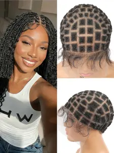 High-Definition Dual-Layer Lace Braided Hair Net Cap, Stylish & Comfortable Design, Perfect for Daily Use, Enhance Your Look