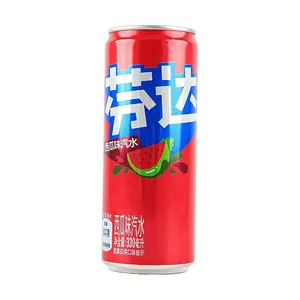 Fanta Watermelon Soda - China Mainland Version, 330ml Cans, Refreshing Carbonated Drink Fanta Watermelon Soda - China Mainland Version, 330ml Cans, Refreshing Carbonated Drink
