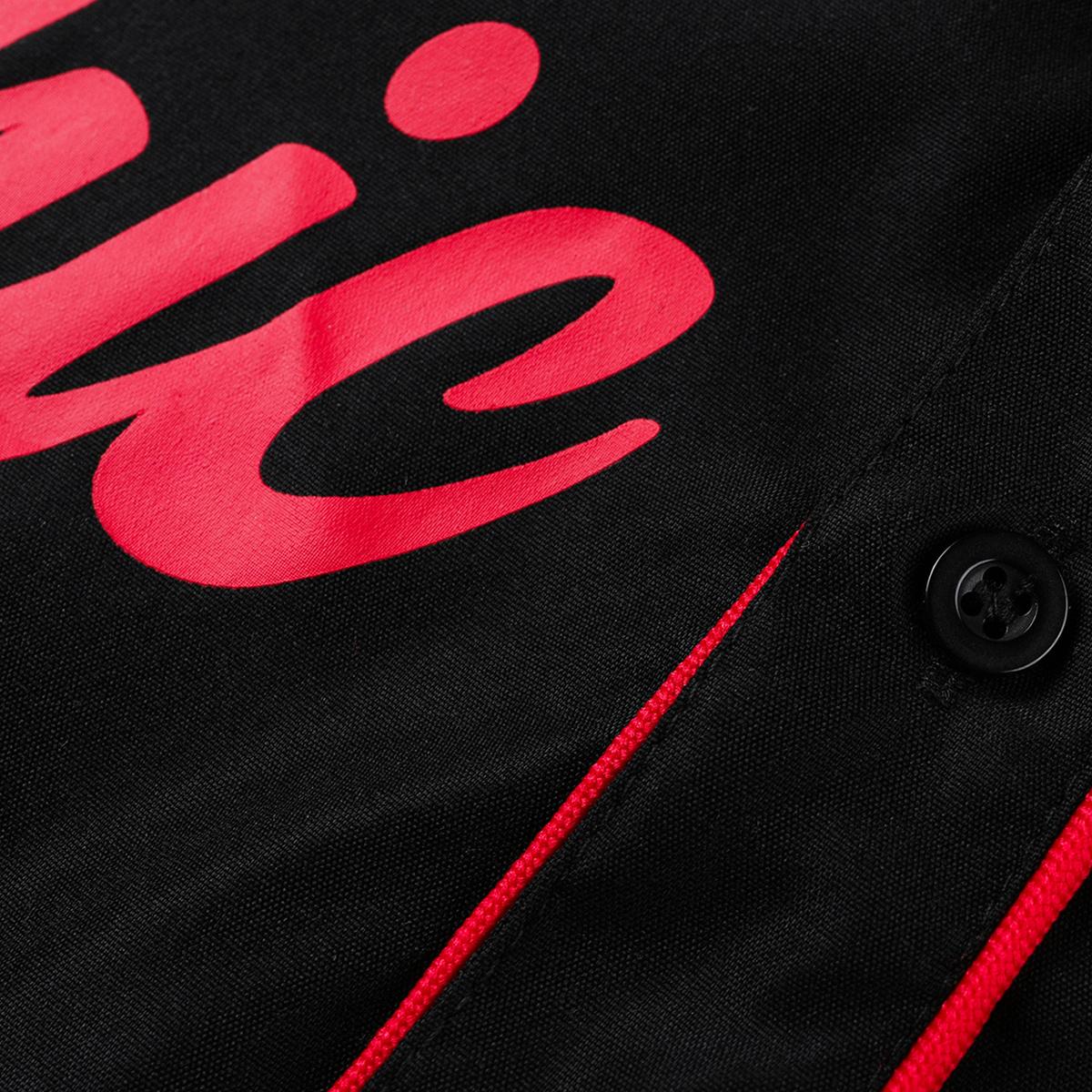 Men's shirt, short-sleeve casual button-down, men's summer baseball jersey, simple shirt for daily wear in spring and autumn.