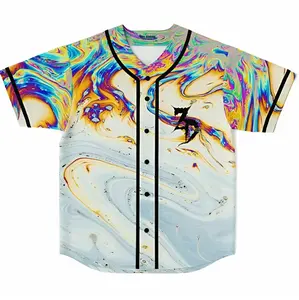Zeds Dead Trippy Acid Baseball Jersey, Unisex EDM Festival Shirt, Breathable Party Top, 420-Inspired Gift for Electronic Music & Baseball Fans