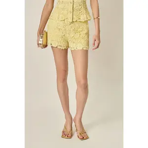 English Factory Floral Lace Shorts