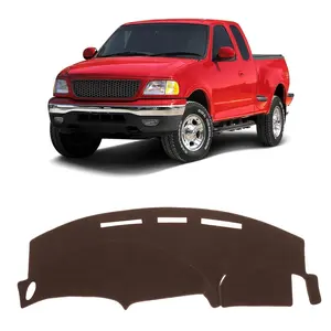 KUST Black Dash Cover for Ford F150 F-150 1997 1998 1999 2001 2002 2003/ Ford Expedition 1997-2002 Polyester Dashboard Cover Non-Slip Interior Accessories for F150 Custom Fit Dash Mat