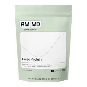 Paleo Protein - Vanilla | AIP, Paleo & Keto Friendly | Physician Formulated Grass-Fed Collagen | 20 Servings