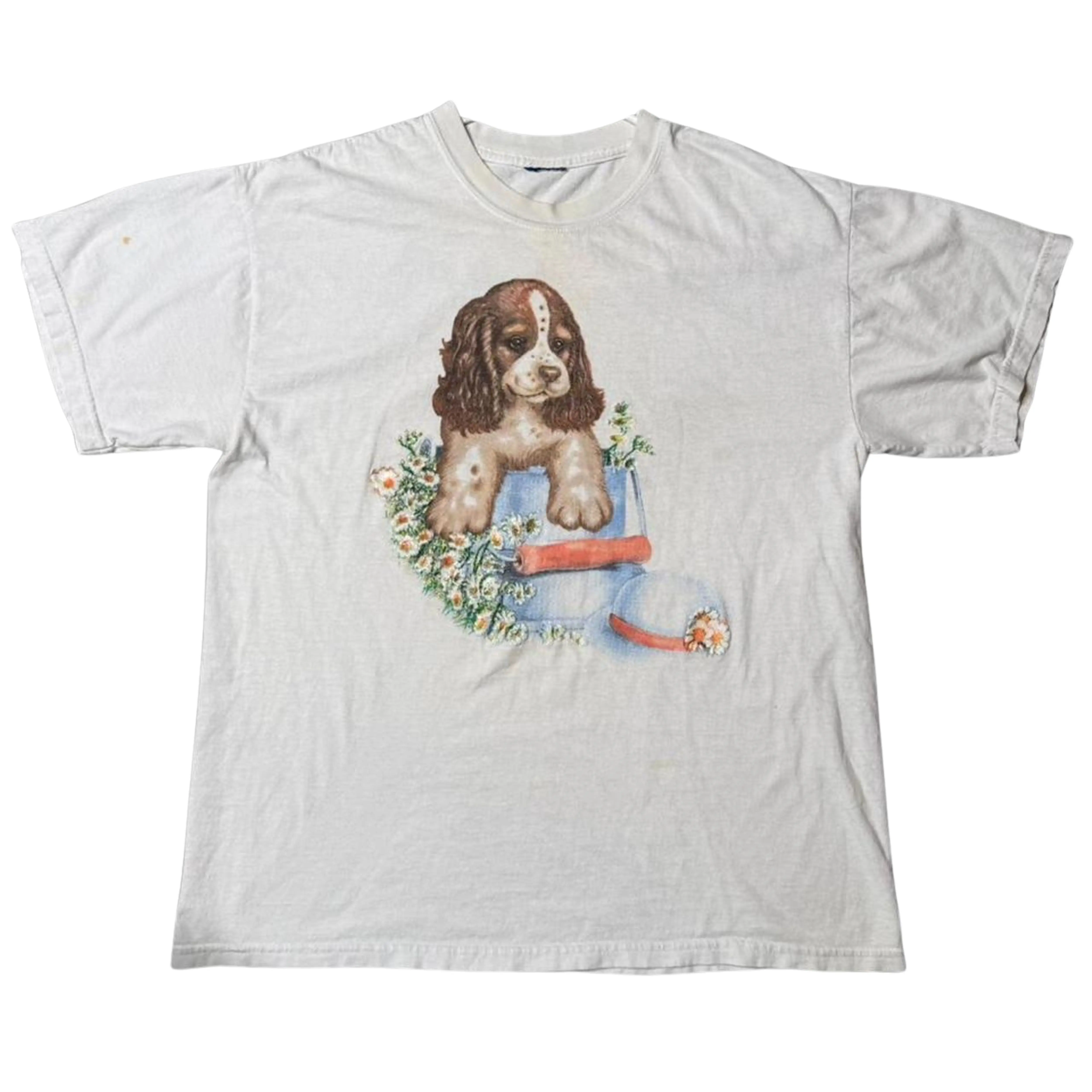 9 Vintage 90s Cocker Spaniel dog graphic tee, Unisex Short Sleeve, Retro 90s, Gift For Her, Gift For Him
