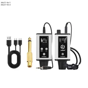 Professional Wireless In-Ear Monitor Lmbgm At9, USB Charging, Tft Color Screen, 16 Frequencies, Audio Gain, Suitable for Concerts, Studios, Outdoor Activities
