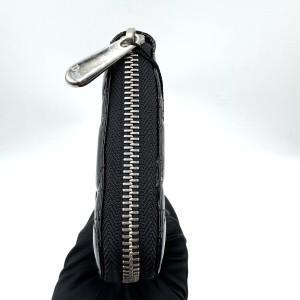 Pre-owned Dior As Shown Crossbody Bags HZ 09790 Christian Black Patent Leather Cannage Lady Wallet 26.01.15