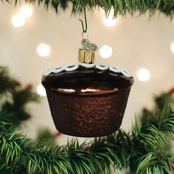 Hostess™ Cupcake™ Ornament, Festive Christmas Holiday Decor for Goddess-Themed Home & Party Decorations