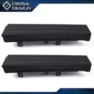 Fit For 09-14 Ford F150 Tailgate Top Protector Spoiler Cover Moulding Cap Black