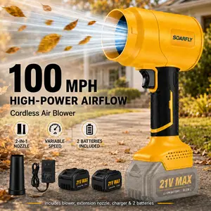 SOARFLY Turbo Jet Blower, Leaf Blower, Violent Turbo Fan, Pure Copper Motor, Car Drying After Wash, Handheld Snow Blower, Cordless Turbo Power Air Duster, Home Improve, Garden Mainte Holiday Gifts