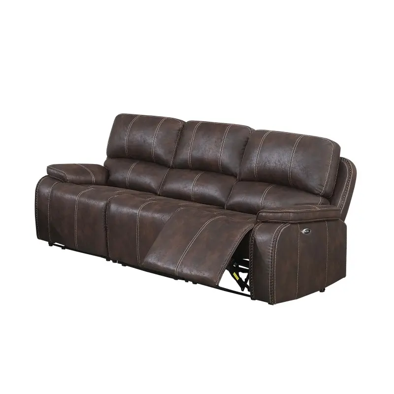 POWER SOFA in Chocolate On-Site