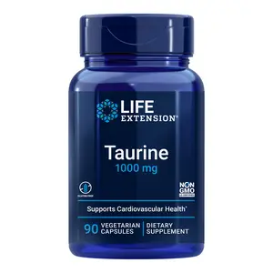 Life Extension Taurine 1000 MG, 90 Vegetarian Capsules