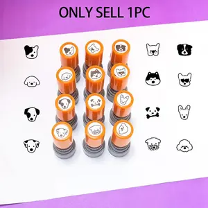 Dog Pattern Small Stamp for Classroom Activities, Engaging Learning, Back To School Gift, Fun Dog Recognition for Teachers, Reward Stamps, Reward Gift Stamp for Pet Lovers