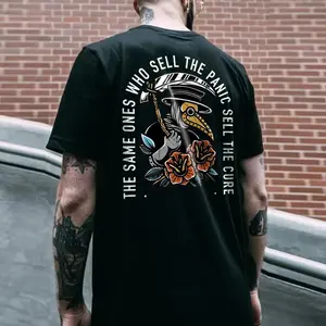 The Same Ones Who Sell The Panic Sell The Cure Unisex Summer outfits men streetwear 80s 90s graphic tees cotton funny tshirt men gifts
