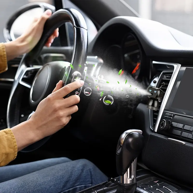 JOYTUTUS 2026 V3 Upgrade Robot Shape Smart Sensor Car Aromatherapy Diffuser - Interior Accessories for Car with Fine Spray, Fillable Design, 4-Gear Adjustment, Large-Capacity Mist, Long-Lasting Scent, Aromatherapy Machine
