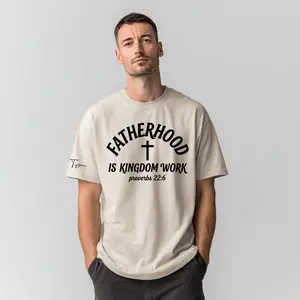 Custom Bible Verse Fatherhood Shirt Fathers Day Gifts Christian Dad Shirt Personalized Kids Names Papa Shirt Fatherhood Is Kingdom Work Tees