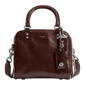 COACH Rogue 20 Leather Toast Bag with Silver Hardware for Women