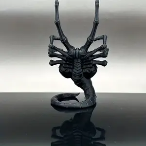 3D Printed Unique Phone Stand, Sci-Fi Movie Theme Desk Organizer, Horror Anime Style, Durable Mobile Holder, Novel Gift for Fans