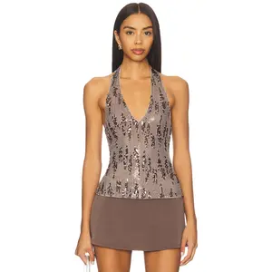 superdown Vivian Top in Gunmetal