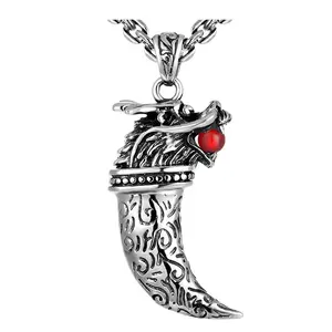 Viking Wolf Claw Pendant- Sterling Silver 925 Layered Sterling