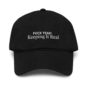 Keeping It Real Baseball Cap Cotton Unstructured Low Profile