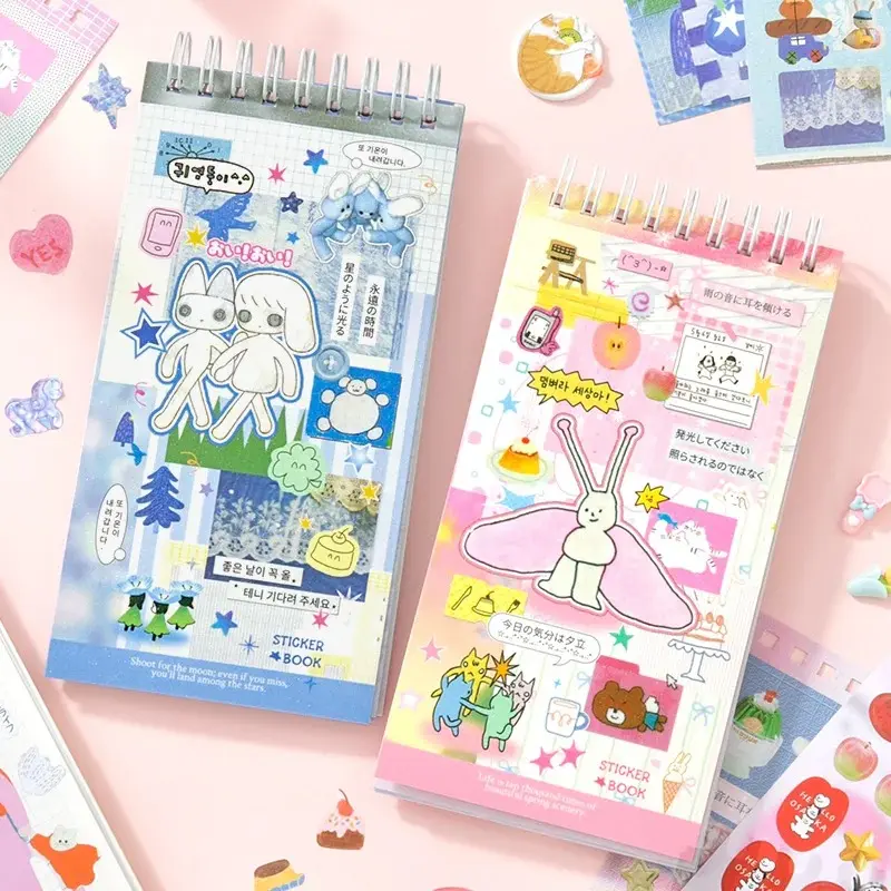 20 Sheets Kawaii DIY Decorative Sticker Book –  for Journaling,Junk Journal, Scrapbooking, DIY Crafts, TikTokShopRestock