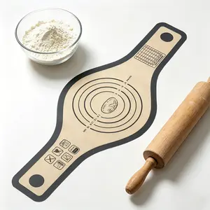 Silicone Bread Sling for Dutch Oven, Non Stick Reusable Bread Mat, Extra Long Handles, Sourdough Sling, Bread Making Accessories, Sourdough Gifts