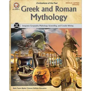 Greek And Roman Mythology Social Studies Textbook―Grades 6-12, The Trojan War, Ancient Civilizations, Geography, Storytelling With Creative Writing ... Or Classroom (96 pgs) (Interactive Notebook) Paperback – February 14, 2022