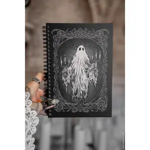 Ghost Haunting Spiral Notebook