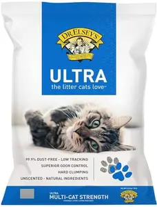 Dr. Elsey's Ultra Unscented Clumping Clay Cat Litter 18 lb Bag