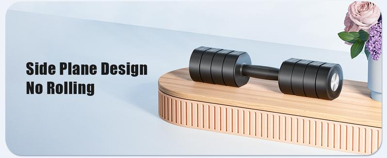 Merach Adjustable Dumbbell Set, 4 in 1 Free Weights Dumbbells Each 2.2-8.8LBS Hand Weights for Women Soft Rubber Handle for Home Gym Exercise Training