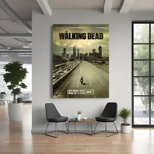 The Walking Dead Movie Poster, Luxury Wall Art Print, HomeDecor, Wall Poster ,Unique Gift ,Modern ,Trendy , All Sizes Available