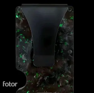 Forged Carbon Fiber Wallet, Compact Design, Lightweight Material, Ideal for Everyday Use