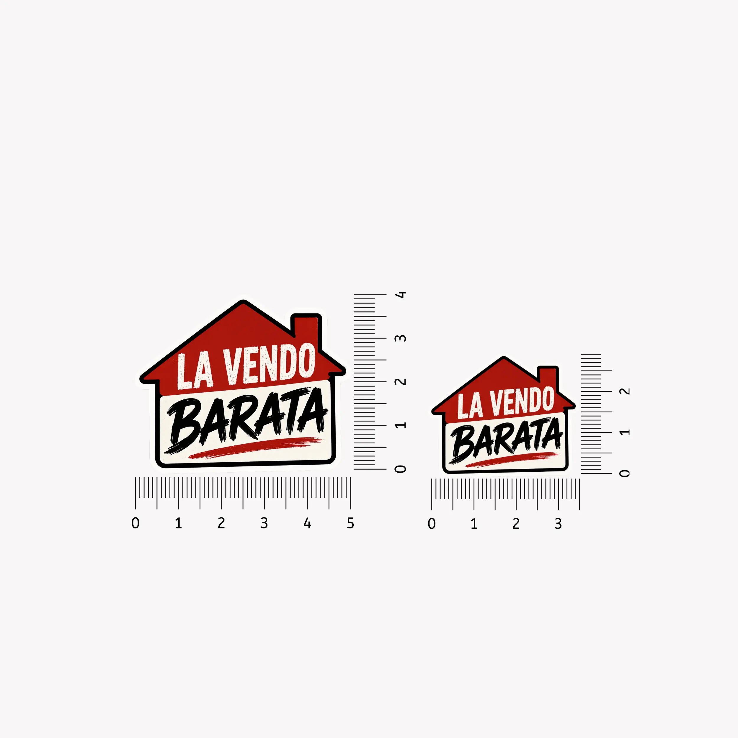 2-Pack UV Waterproof “La Vendo Barata” Stickers