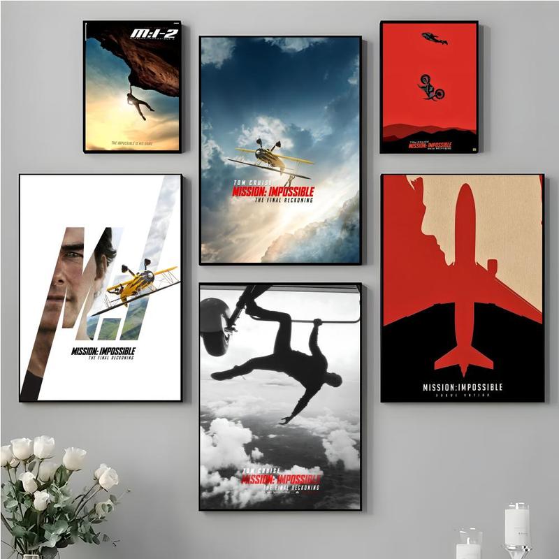 Hot Mission Impossible The Final R-Reckoning Poster Collectibles as gifts for relatives and friends Home decor bedroom living room Wall posters suitable for bars restaurants dessert shops fast food restaurants Fade-resistant non-slip wall stickers