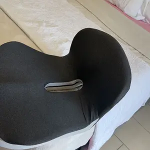 Car Interior Seat Cushion with Non-Slip Memory Foam, Skin-Friendly Breathable Mesh Cloth, Extended Zipper for Easy Removal & Washing, Adjustable Back Support, Leg Pain Relief - Vehicle Auto Accessories