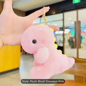 Kawaii Dinosaur Keychain