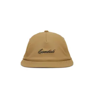 Fear of God ESSENTIALS Signature 5 Panel Hat in Dune