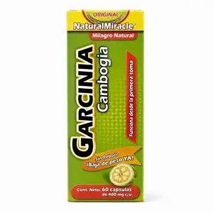 Garcinia Cambogia Herbal Supplement Capsules with 60% H C A, 60 Count,Support Formula