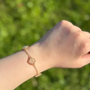Golden Clover Bracelet