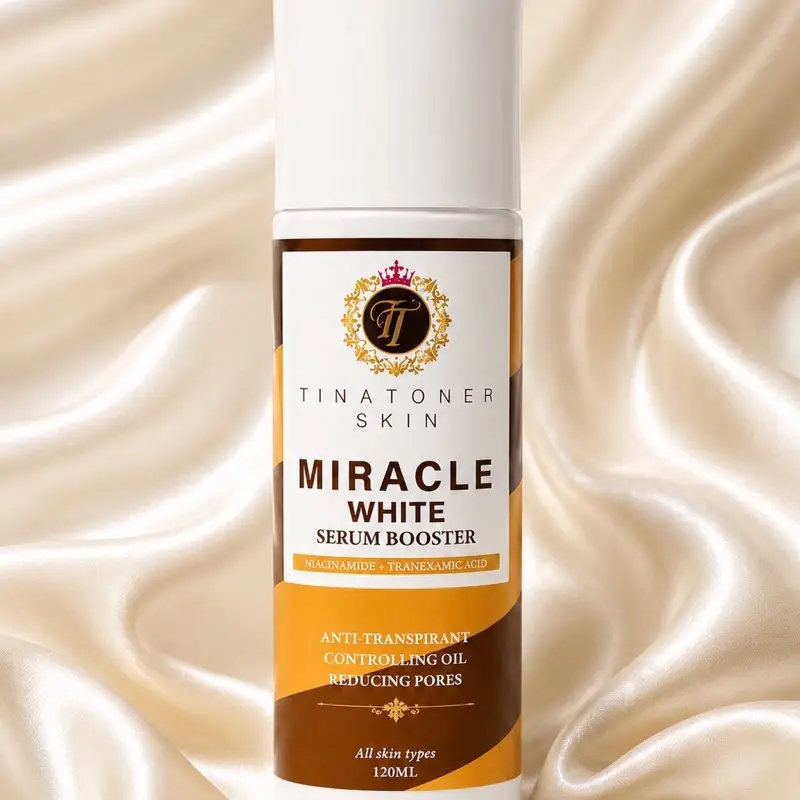 TINA TONER  MIRACLE SERUM  Nourishing HYDRATING VITAMIN C , COLLAGEN BRIGHTEN SERUM Hydrate Moisturizing