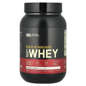 Optimum Nutrition Gold Standard® 100% Whey, Cookies & Cream, 1.85 lb (837 g)