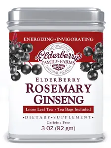 Elderberry Rosemary Ginseng Tea Tin